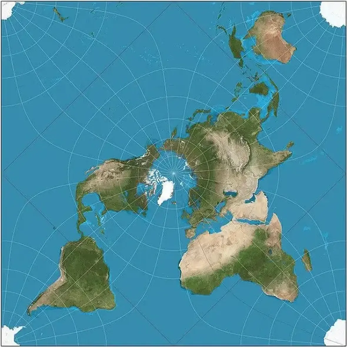 7 Peirce quincuncial projection 600x600