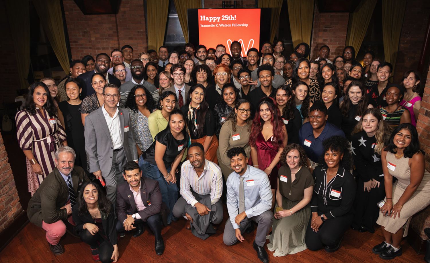 Photo of fellows at reunion gathering