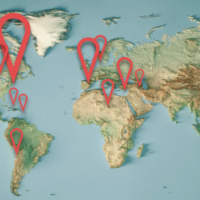 Map of JK Fellows around the world.